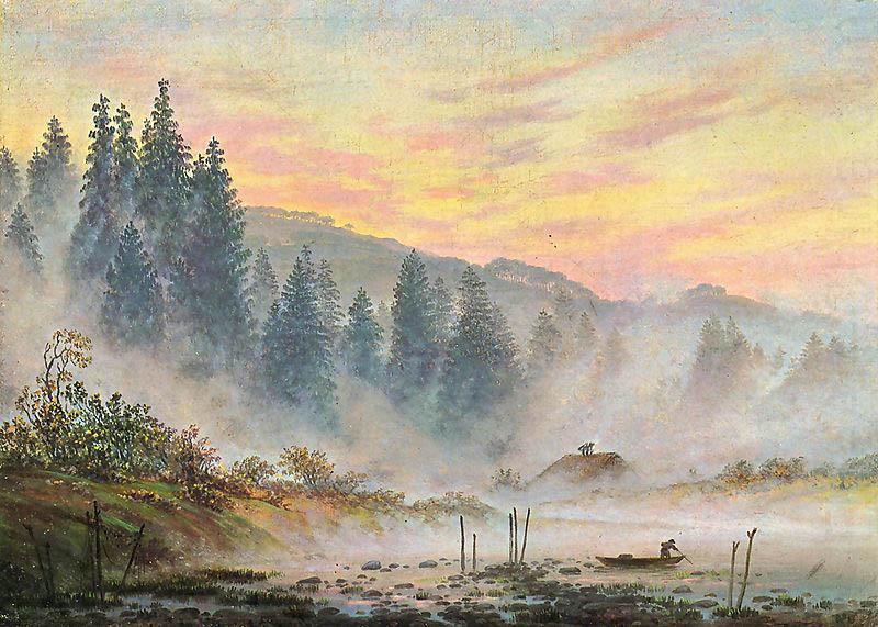 Caspar David Friedrich The morning china oil painting image